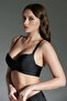 Egyptian New Bra Unpadded Laser Cut Bra Black - 2