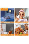 U20 LED Fill Light Clip-On Selfie Ring Light with 3 Color Modes 6 Brightness Levels, 180° Rotation, Rechargeable 200mAh Battery for Smartphones, Tablets and Laptops - 8