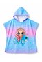Girl's Mermaid Printed Hooded Poncho Beach Towel - 2