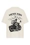 Oversize Vintage Rides Printed Short Sleeve T-Shirt - 2