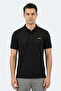 Katina Men's Polo Collar Black T-Shirt - 8