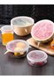 Silicone Stretch Lids Set 6 Pieces, Flexible Storage Cover That Preserves Freshness, Non-Slip Pot and Bowl Cover - 5