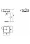 Loop WC Actuation Plate, glossy chrome, 2 steps - 3