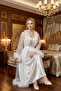 Bridal Robe Set with Flounces and Lace Detailing - Romantic Design - 2