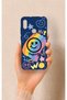 Huawei Y6 2019 Compatible Happing Smile Patterned Silicone Case
