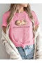 Women's Mix Printed Crew Neck Regular Fit T-Shirt