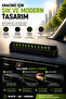 In-Car Hidden Auto Phone Number Marker, Phosphorescent Parking Number, Adhesive Auto Numbering - 7