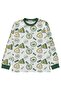 Civil Boy's Kids Crest Printed Pajama Set |   School Nursery and Daily Use - Green - 3