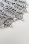 Crochet Bonnet Hat Knitted Beanie Mesh Beanie Handcrafted Crochet Needlework Lace Decorated with Pearl Beads Stylish Design - 4
