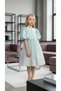 Girl's Balloon Sleeve, Tulle, Lace Detailed Dress for Special Occasion, Birthday - 5