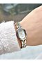 Special Design Silver-Gold Color Steel Cord Women Wrist Watch Es6983Mr - 2