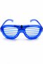 Shutter Party Glasses Led Light up Blue Luxury Neon Framed Festival Costume Accessory - 4