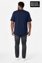 Men's Large Size Unified Collective Printed 3Xl-6Xl Crew Neck T-Shirt Spr26Bts510-10 - 3