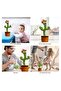 Dancing Cactus Toy Mimicking Talking Cactus Adjustable Volume Singing Cactus Embroidery Buttons Repeating What You Say - 3