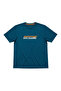 Men's Plus Size Petrol Crew Neck Short Sleeve Overcome T-Shirt 3Xl-4Xl-5Xl-6Xl - 4