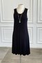 Straight Sleeveless Viscon Dress - 4