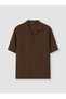 Xside Brown Regular Fit Men's Shirt