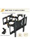 TV Stand for 26-75 Inch TV, Wall Mount with Double Arm Bracket, 40kg Capacity. - 2