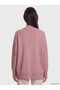 Lcw Modest Pink Crew Neck Floral Embroidered Women's Knitwear Tunic - 4