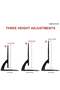 Universal TV Stand, Tabletop TV Stand Mount, 3 Settings Height Adjustable for 32-75 inch TVs - 3