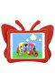 iPad Case for Kids, iPad 9.7 inch Case, Light Weight Shockproof EVA Foam Protective Tablet Stand Cover Holder for Apple iPad Air/Air 2 iPad 9.7 2017/2018 Cute Butterfly (RED) - 4