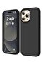 Compatible with iPhone 15 Pro Max Liquid Silicone Case, Full Body Shockproof Cover - Black