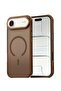 iPhone Air 5G 2025 Hard Silicone Hybrid Translucent Case | Slim Stylish Magnetic MagSafe Compatible