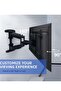 Tilting and Swivelling TV Wall Mount for Curved, Flat TVs and Monitors VESA 400 x 600 Max (32-75 Inches) 50 kg Max - 3