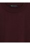 Lcw Modest Burgundy Crew Neck Women's Knitwear Tunic - 7