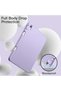 Purple Trifold Smart Cover for iPad Air 13 Inch (M2) 2024 – Auto Wake/Sleep, Pencil Holder, and Soft TPU Back - 3
