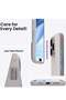 Soft Liquid Silicone Gel Case for iPhone 16 Pro Max - Full Body Shockproof Protection with Matte Finish & Soft Microfiber Lining (Grey) - 4