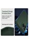 Designed for iPhone 15 Pro Max Case, Silicone, Camera Protection, 2 Screen Protectors, Alpine Green - 4