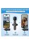 Dual Wireless Lavalier Lapel Microphone for iPhone, Android, Camera - Cordless Double Mics Plug-Play - 3