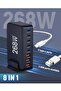 268W USB-C Fast Charging Station – 8-Port Desktop Charger for Laptops, Phones, Tablets & Smart Devices - 4