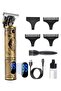 Professional Beard Trimmer,Cordless Electric Self Hair Clippers with LCD Screen,Precision Outliner Trimmer