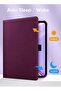 Rotating Case for iPad Mini 6 (8.3 Inch) - 360 Swivel Stand, Auto Wake/Sleep (Purple) - 2