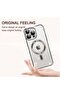 Magnetic Case for iPhone 15 Pro Max, MagSafe, Full Camera Protection, Clear Plating, Titanium - 5