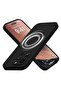 Strong Magnetic for iPhone 15 Pro Max Case Silicone, Compatible with MagSafe, [Camera Protection][2X Screen Protectors]Slim Protective Phone Case, Soft Anti-Scratch Microfiber Lining, Black