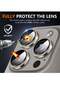 Camera Lens Protector for iPhone 16 Pro/16 Pro Max – HD Tempered Glass with Aluminum Ring (Titanium) - 5