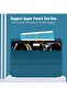 2024 iPad Pro 11" Case (M4, 6th Gen) - Smart Case with Pencil Holder, Touch ID Support, Auto Wake/Sleep Function (Teal) - 2
