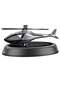 Car Air Freshener Helicopter Solar Energy Rotating Aromatherapy Aviation Al Alloy Diffuser