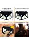 Solar Light Outdoor 114 LED Motion Sensor Waterproof Security Lights (4 Packs, Cool White) - 2