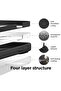 [3-in-1] iPhone 15 Case with 9H Tempered Glass Screen Protector – Premium Liquid Silicone Shockproof Cover, Slim Black Design - 6