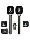 Interview 3-in-1 Dual Wireless Microphone System – Black | Professional Audio Capture Kit with 2 Transmitters
