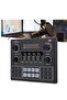 Sound Card V9, Live Broadcast External Stereo Audio Mixer for Streaming and Games - 4