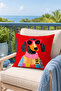 Dog with Glasses Pop Art Patterned Decorative Throw Pillow Cover Modern Living Room Decor 43X43 cm - 7