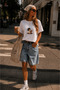 Women's Coffee Cup Printed 100% Cotton Regular T-Shirt - 2