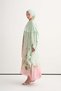 Rosalie İncira Shawl Collar Kaftan Mint Green - 4