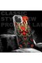 Samsung Galaxy A26 Compatible Silicone Edge Hard Back Case Couple Phone Case with Dragon Pattern - 4
