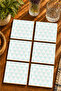 Modern Set of 6 Coasters - Uv Printing Mdf - 10X10 cm